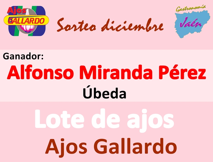 gastronomia jaen ganador ajos gallardo